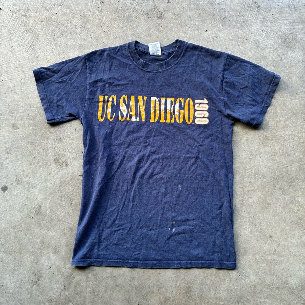 Gildan Navy and Gold UC San Diego T-Shirt
